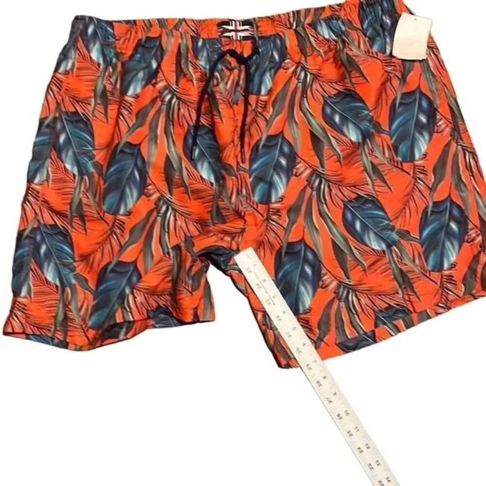 Soul Of London Swim Trunks / Shorts  XL Tropical Beach Vacation Bold‎ Colorful